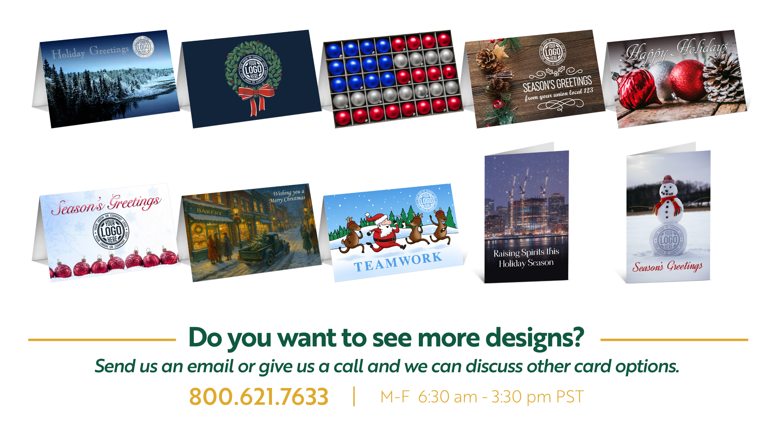 Union Made Holiday Cards