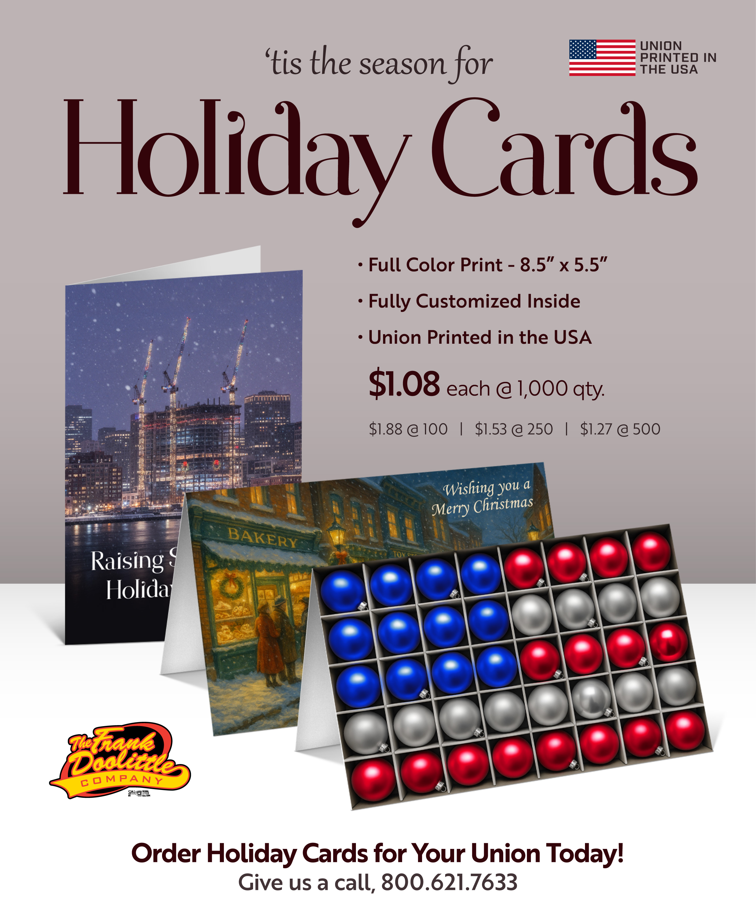 Union Made Holiday Cards