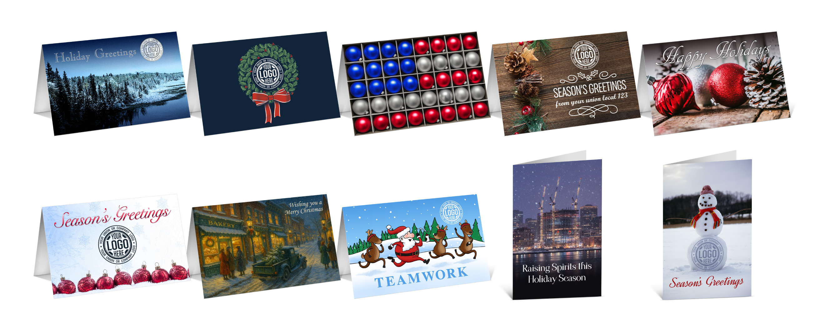 Union Made Holiday Cards